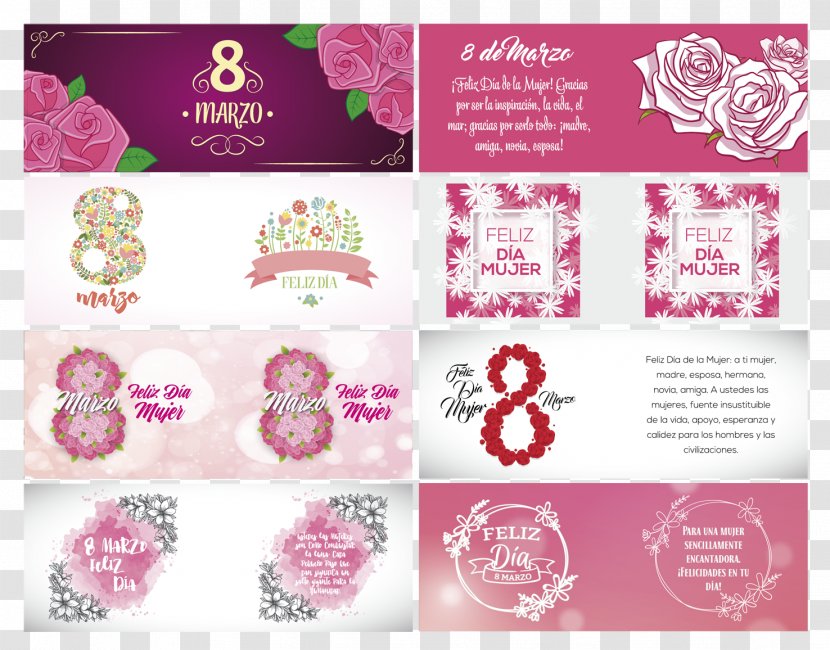 Flower Floral Design Pattern - Email - DIA DE LA MUJER Transparent PNG