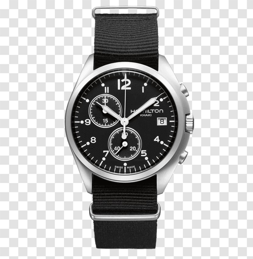 Hamilton Khaki Aviation Pilot Auto Chronograph Watch Company 0506147919 - Eta Sa Transparent PNG