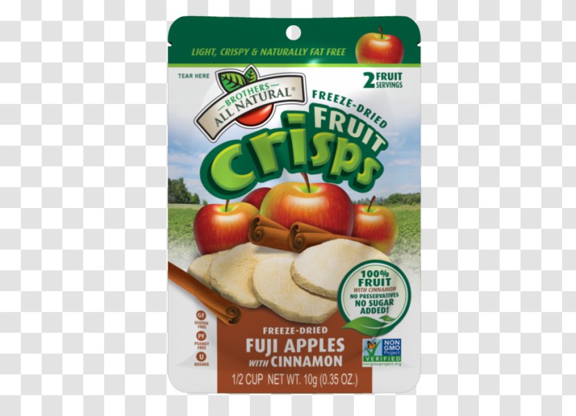 Apple Crisp Organic Food Dried Fruit - Potato Chip - Fuji Transparent PNG