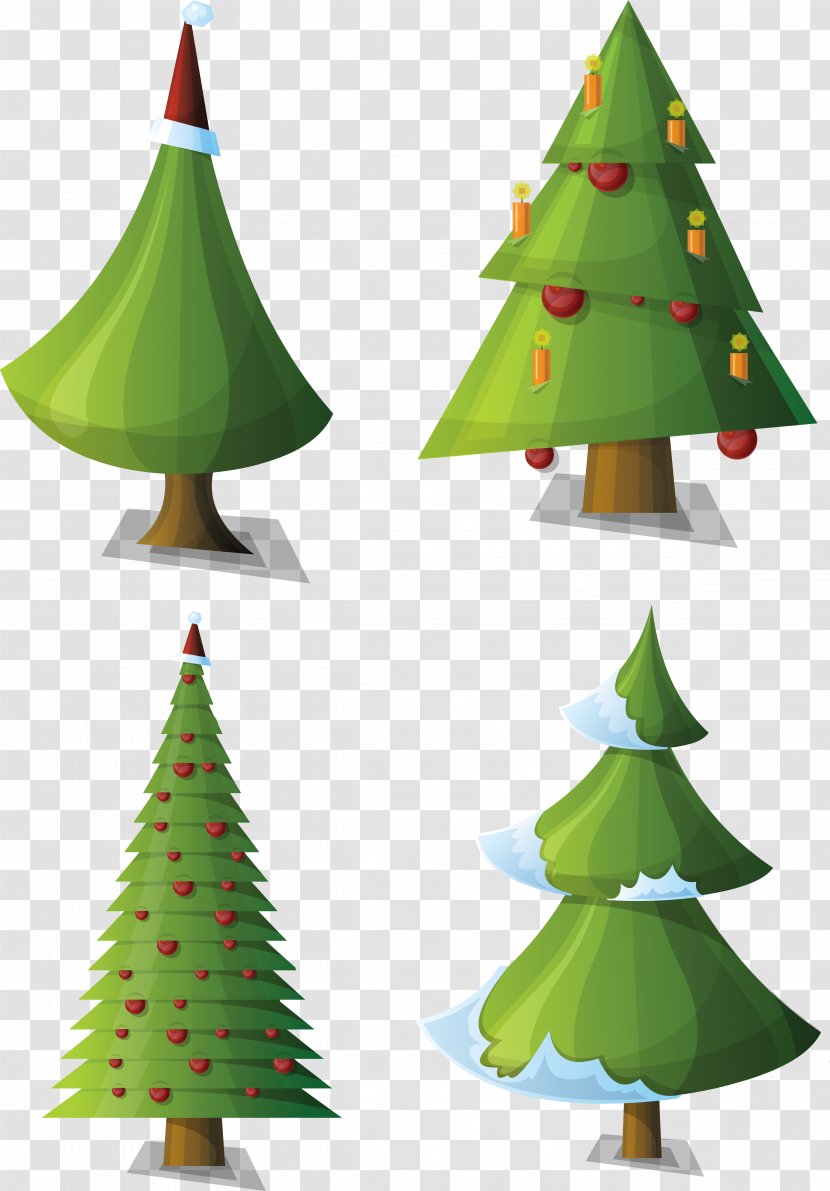 Santa Claus Christmas Tree Clip Art Transparent PNG