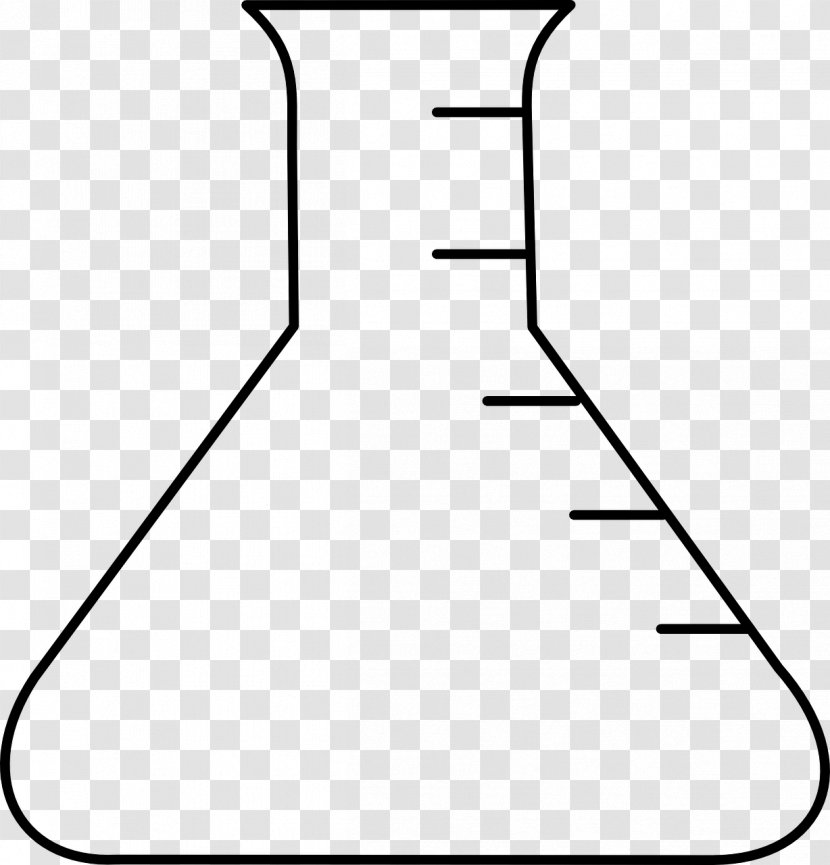 Laboratory Flasks Erlenmeyer Flask Clip Art - Chemistry - Conical Transparent PNG