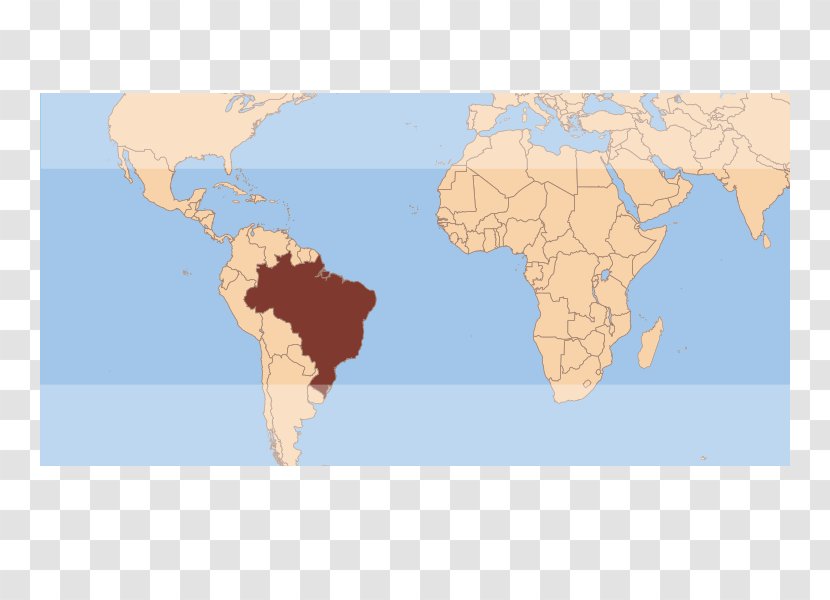 World Map Globe Ecoregion - Tuberculosis - Brazilian Coffee Transparent PNG
