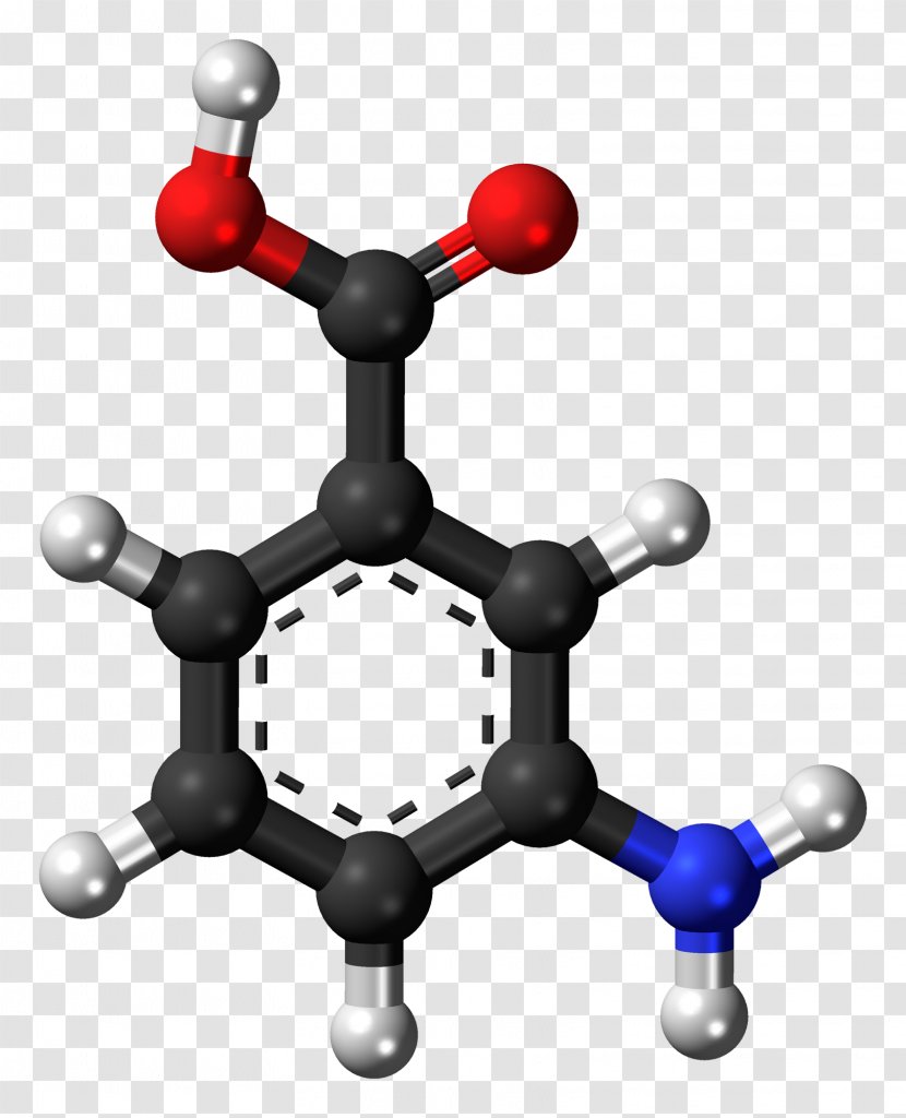 4-Aminobenzoic Acid Anthranilic 3-Aminobenzoic - Chemical Compound - Molecule Transparent PNG