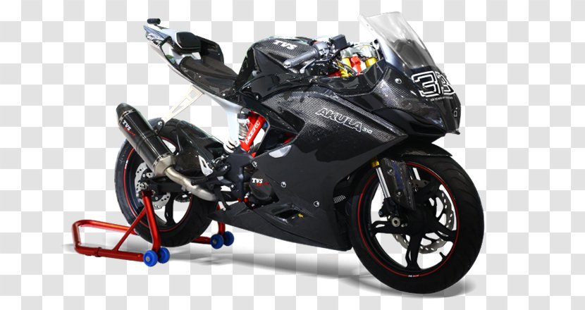 TVS Apache RR 310 Motor Company Motorcycle Fairing - Superbike Racing Transparent PNG