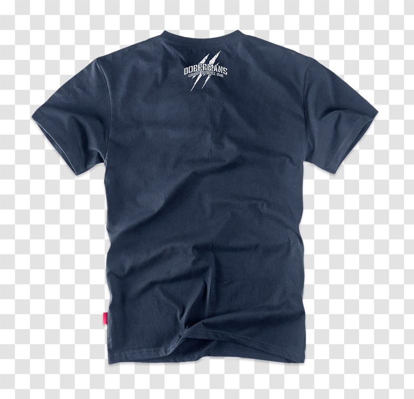 Printed T-shirt Sleeve Blue Top Transparent PNG