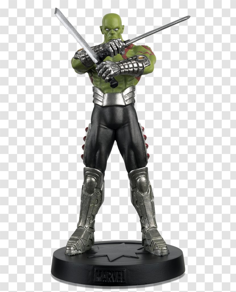 Drax The Destroyer Rocket Raccoon Groot Figurine Marvel Fact Files Transparent PNG