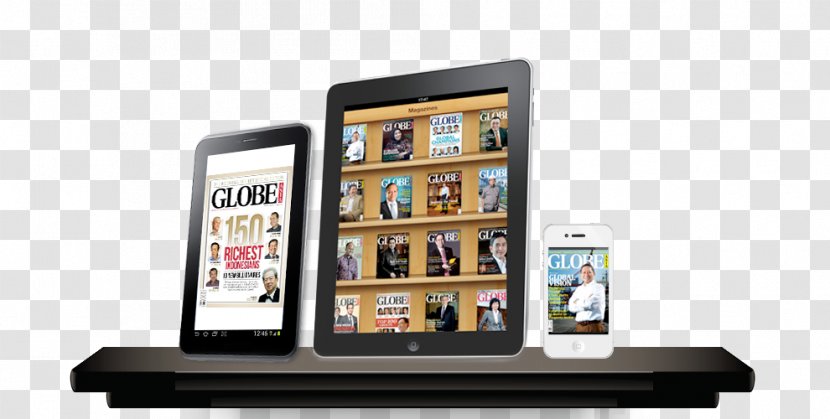 Shelf Electronics Multimedia Display Device Advertising - Globe Indonesia Transparent PNG