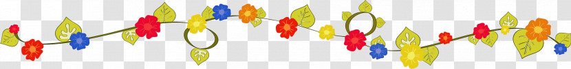 Flower Border Flower Background Floral Line Transparent PNG