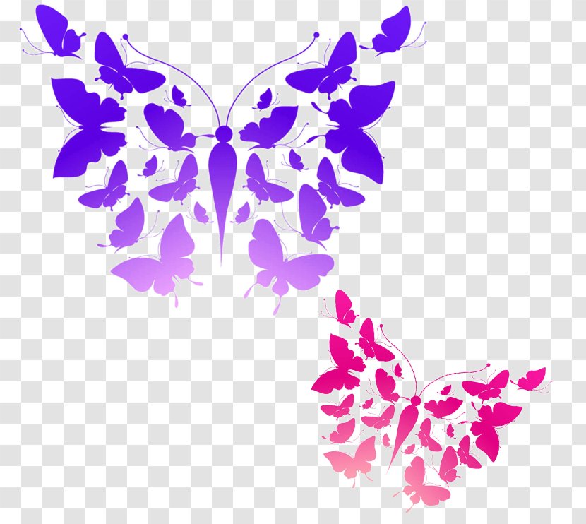 Butterfly Euclidean Vector Stock Illustration - Moths And Butterflies Transparent PNG