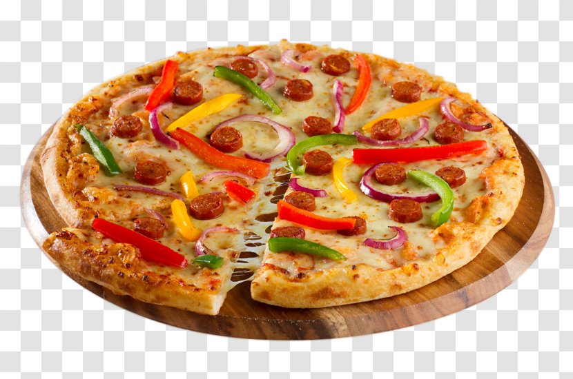 California-style Pizza Sicilian Domino's Food - Dish Transparent PNG