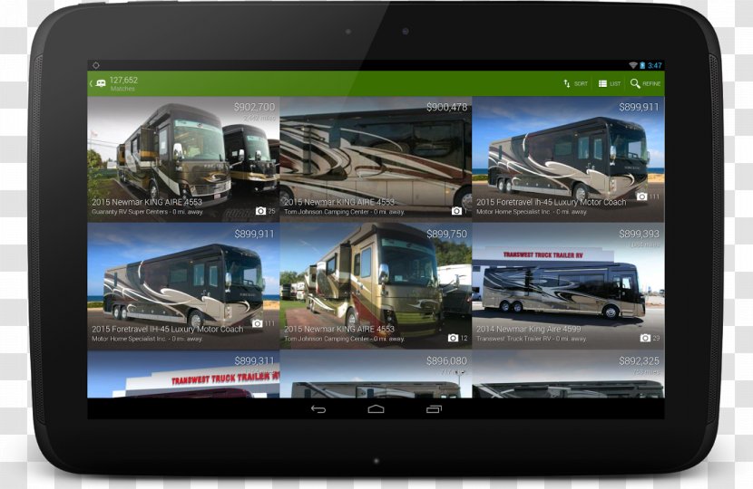 Automotive Navigation System Car Campervans Kindle Fire Sport Utility Vehicle - Gadget Transparent PNG