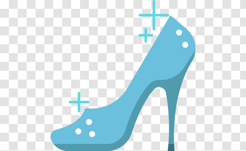 Cinderella Fairy Tale Icon - Walking Shoe - Cartoon Heels Transparent PNG