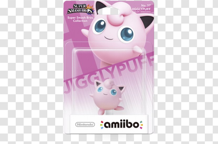 Home Game Console Accessory Nintendo Amiibo Jigglypuff Pink M Transparent PNG