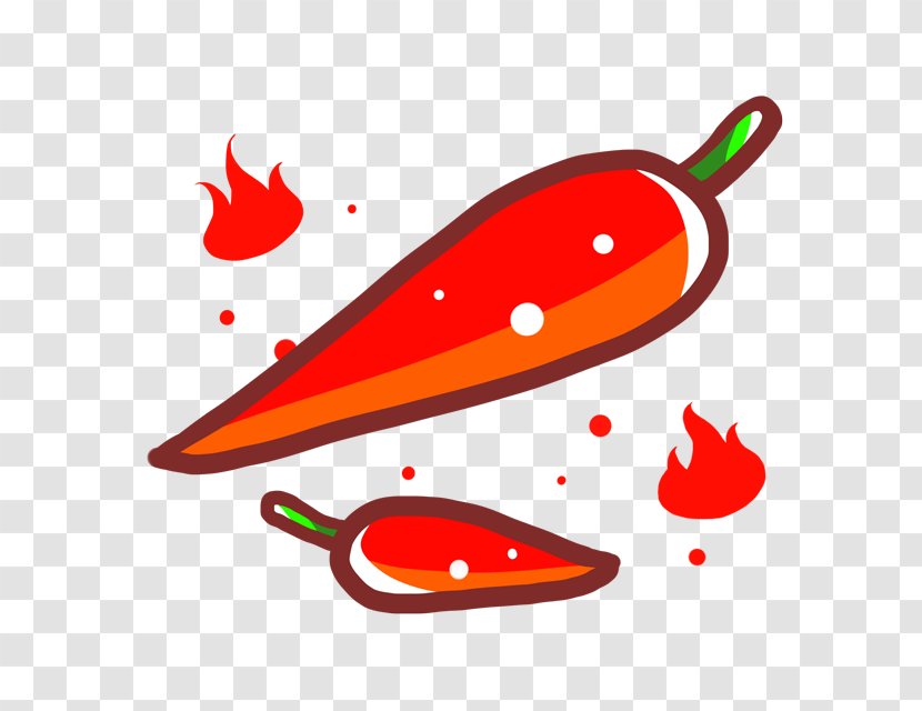 Cartoon Capsicum Annuum Red - Art - Cute Children Decoration Transparent PNG