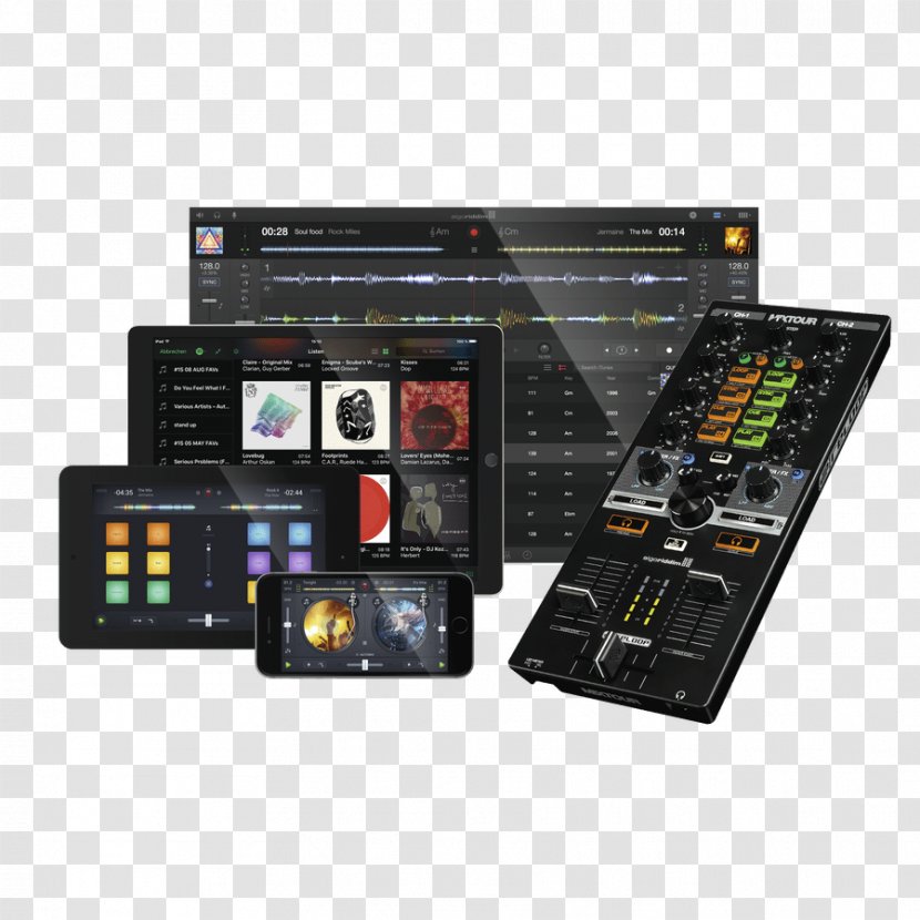 IPad 4 DJ Controller Laptop Djay - Audio Transparent PNG