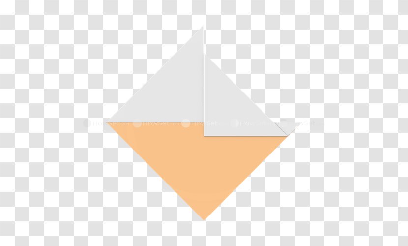 Line Triangle - Folded Paper Boat In Water Transparent PNG