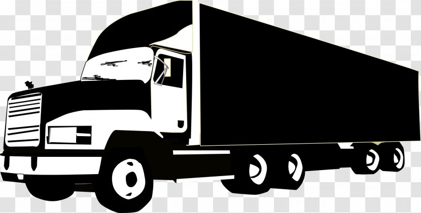 Pickup Truck Semi-trailer Clip Art - Mode Of Transport - Trucks Transparent PNG