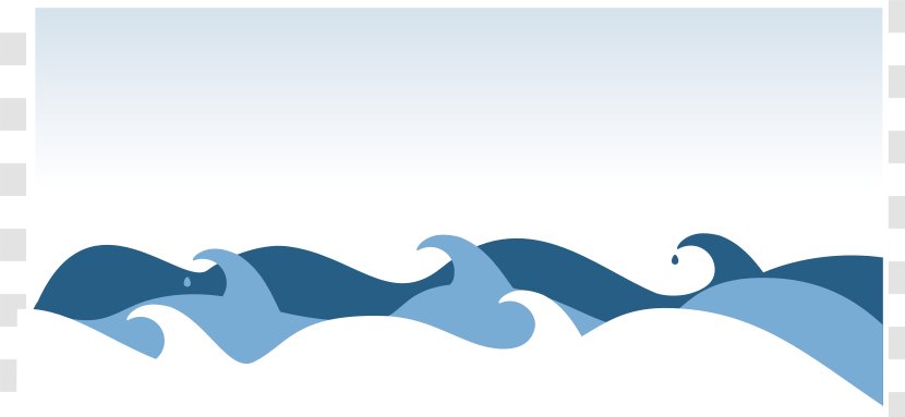 Sea Ocean Wind Wave Clip Art - Blue - Cliparts Beach Waves Transparent PNG