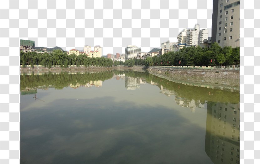 City Reflection - Canal - The Of Transparent PNG