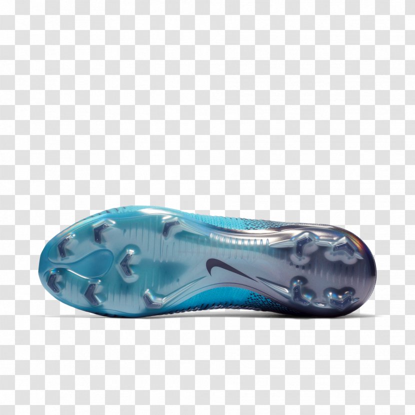 Nike Mercurial Vapor Football Boot Cleat Shoe - Electric Blue Transparent PNG