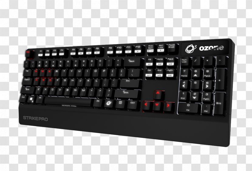 Computer Keyboard Backlight Cherry Video Game Red - Ledbacklit Lcd Transparent PNG