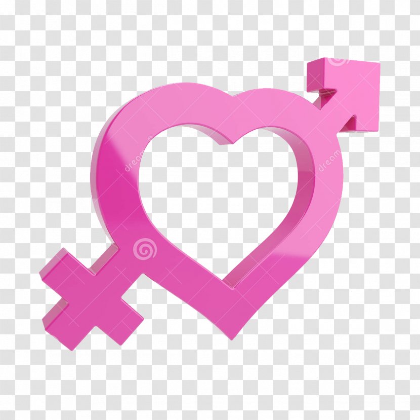 Female Gender Symbol Illustration - Heart Transparent PNG