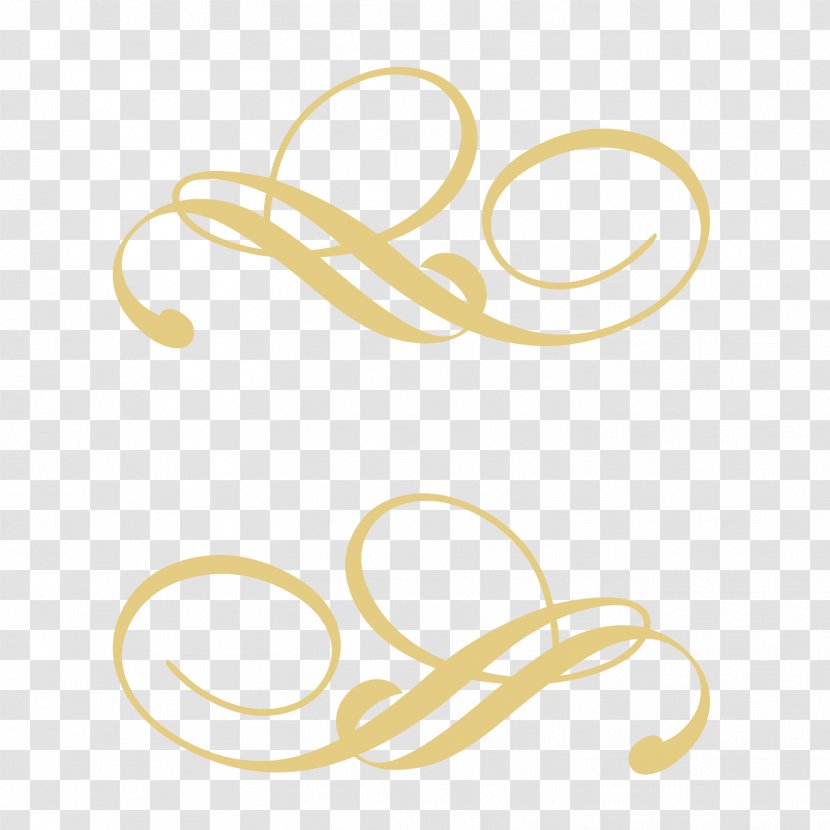 Line Gold Euclidean Vector - Logo - Decorative Pattern Transparent PNG
