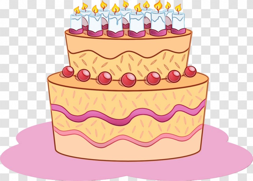 Birthday Candle - Buttercream - Dessert Pasteles Transparent PNG