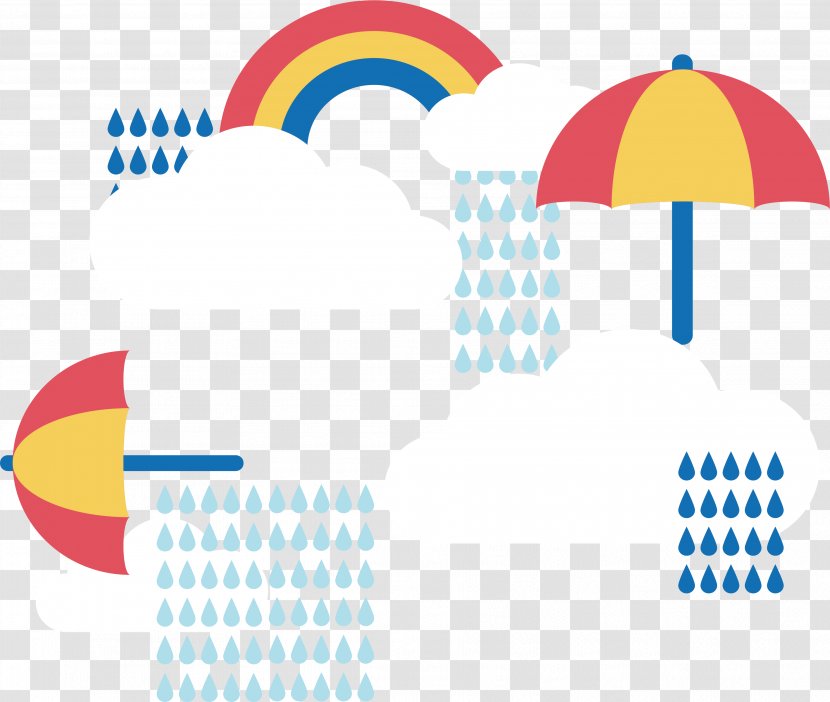 Umbrella Rainbow Illustration - And Transparent PNG