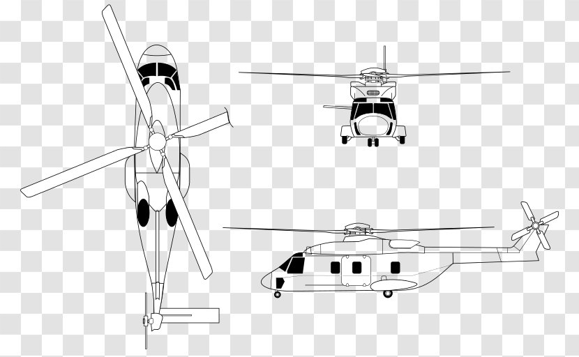 Helicopter Rotor NHIndustries NH90 Eurocopter EC725 - Ec725 Transparent PNG