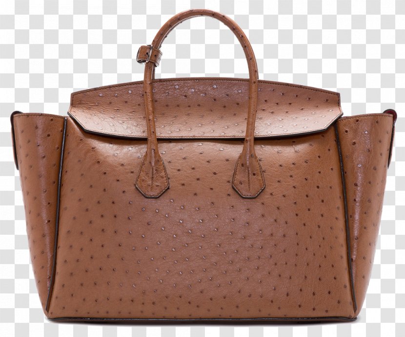Tote Bag Handbag Bally Tan - Ostrich Transparent PNG