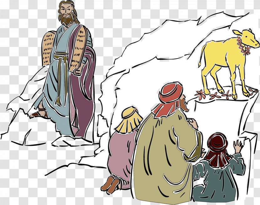 Cartoon Nativity Scene Bovine Transparent PNG