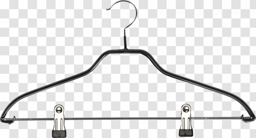 Line Car Angle Clothes Hanger - Trouser Clamp Transparent PNG