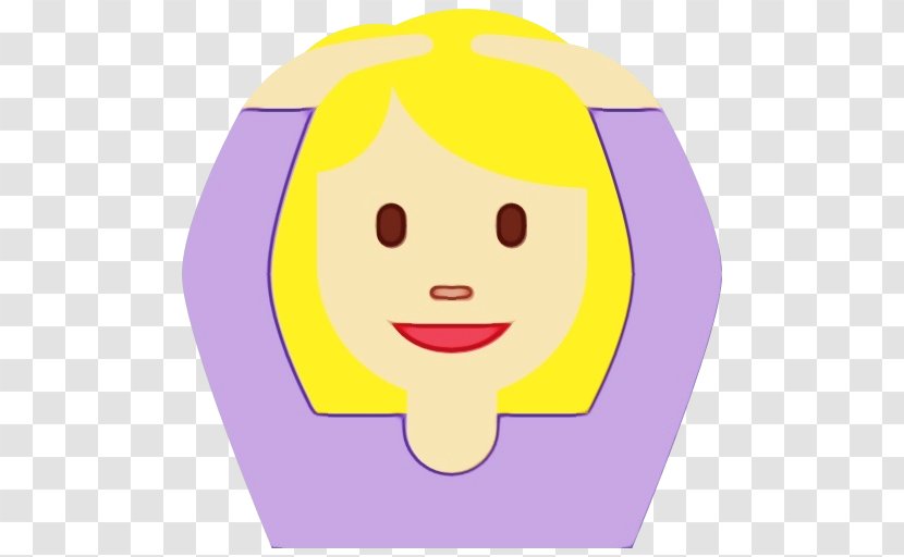 Happy Face Emoji - Thumb Signal - Magenta Transparent PNG