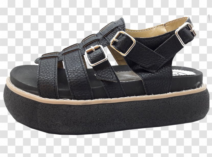 Slide Leather Shoe Sandal - Walking Transparent PNG
