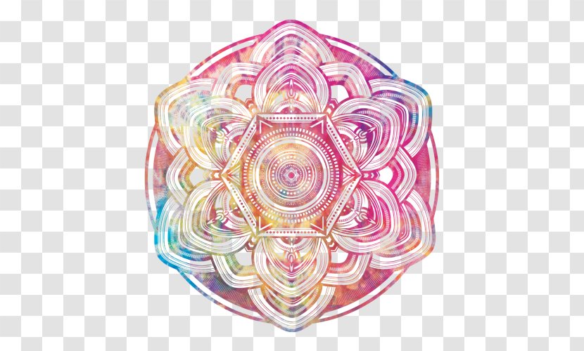 T-shirt Hoodie Mandala Tie-dye Meditation - Flower Transparent PNG