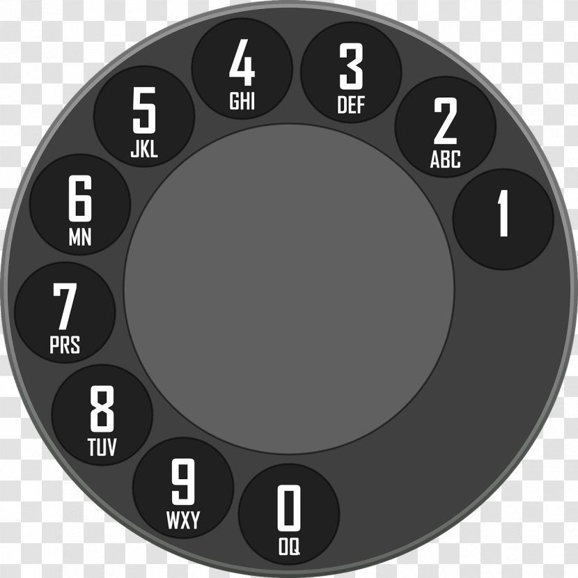 Clip Art Rotary Dial Dialer Telephone Transparent PNG