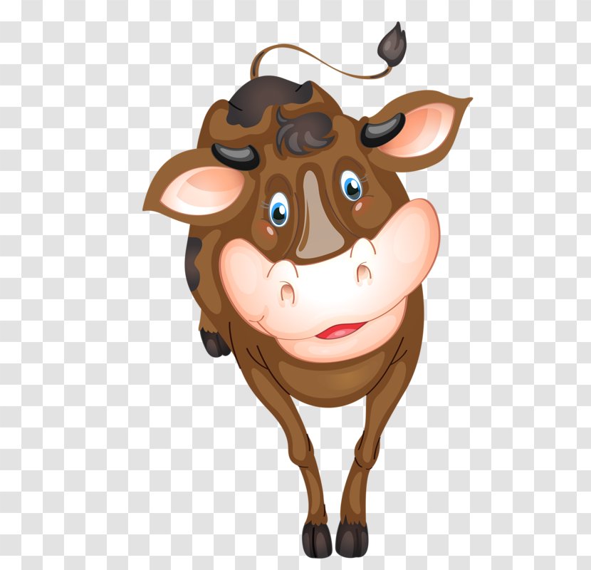 Cattle Cartoon Clip Art - Bison Transparent PNG