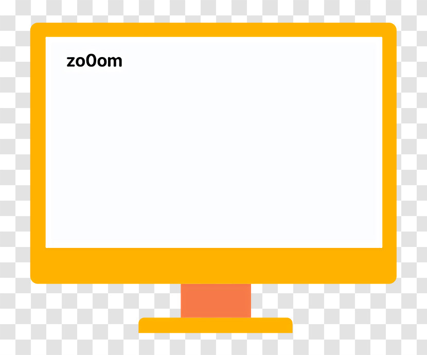 Computer Monitor Yellow Line Computer Font Transparent PNG