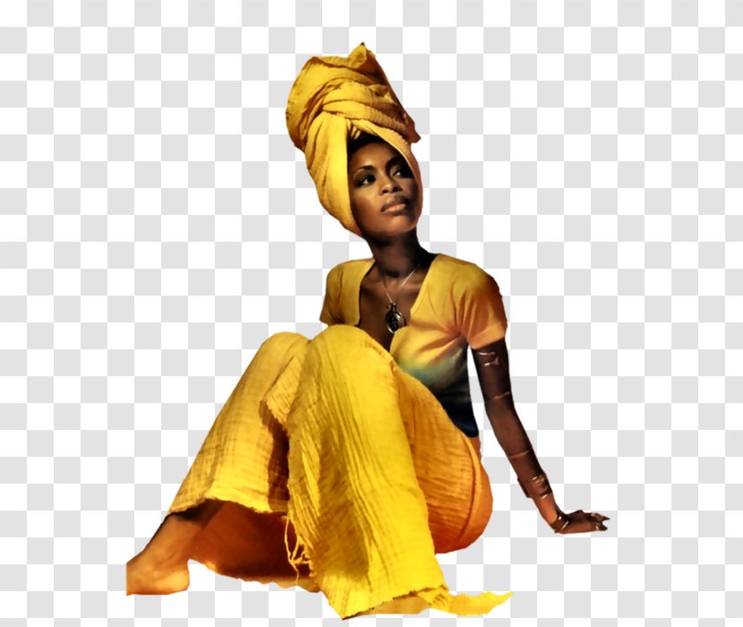 Africa Clip Art Woman Image - Yellow Transparent PNG