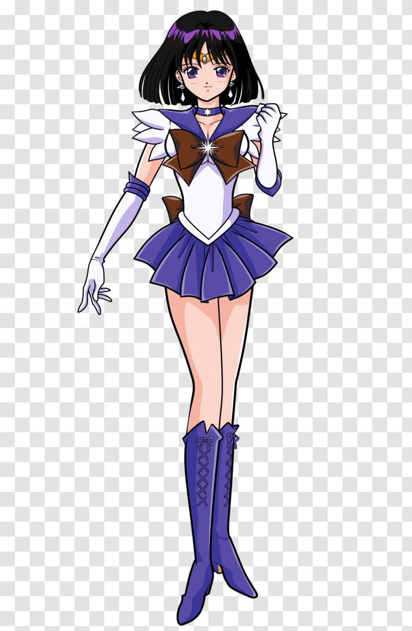 Sailor Mercury Pluto Moon Chibiusa Saturn - Flower Transparent PNG