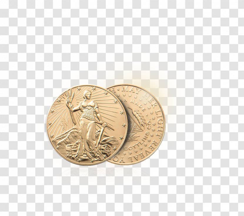 Silver Coin Gold Bar Medal Transparent PNG