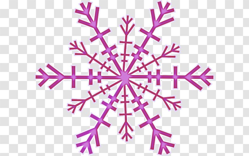 Snowflake - Pink - Symmetry Transparent PNG