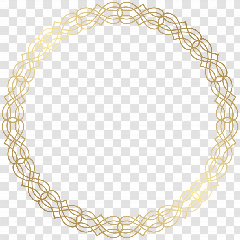 Circle Gold Clip Art - Material - Round Border Transparent Image Transparent PNG