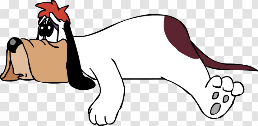 Droopy Whiskers Dog Cartoon - Watercolor Transparent PNG