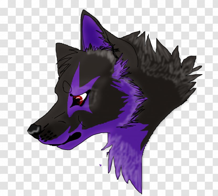 Whiskers Cat Dog Snout Canidae - Purple - Wolf Head Transparent PNG