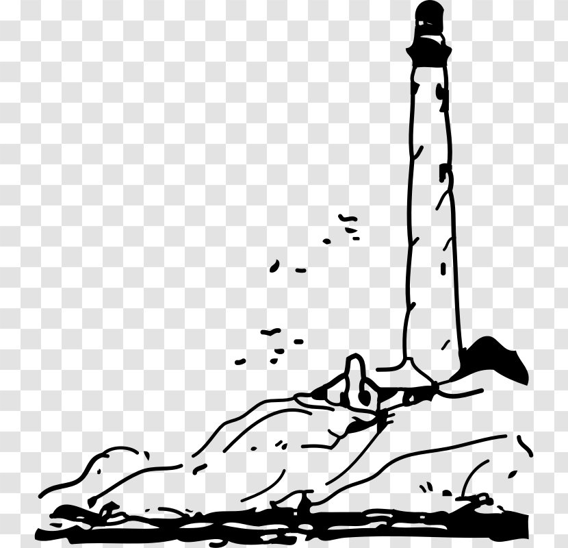 Drawing Clip Art - Hand - Lighthouse Clipart Transparent PNG