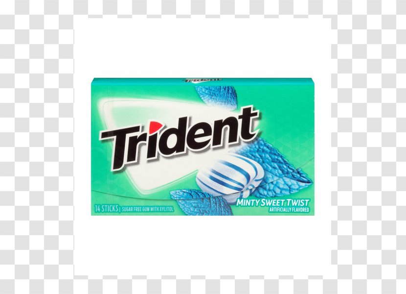 Chewing Gum Trident Sugar Substitute Kroger Xylitol - Industry - And Mint Transparent PNG