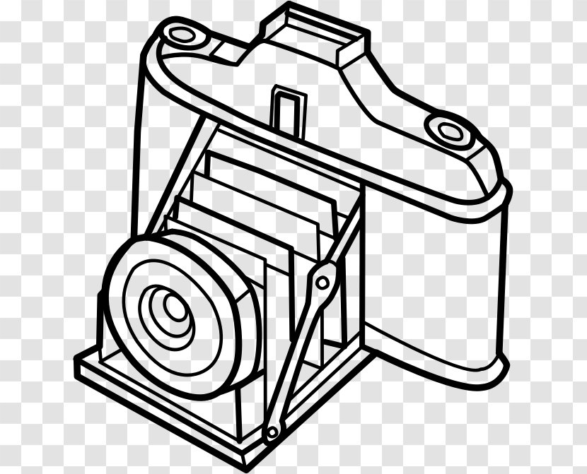 Photographic Film Camera Clip Art - Rectangle Transparent PNG