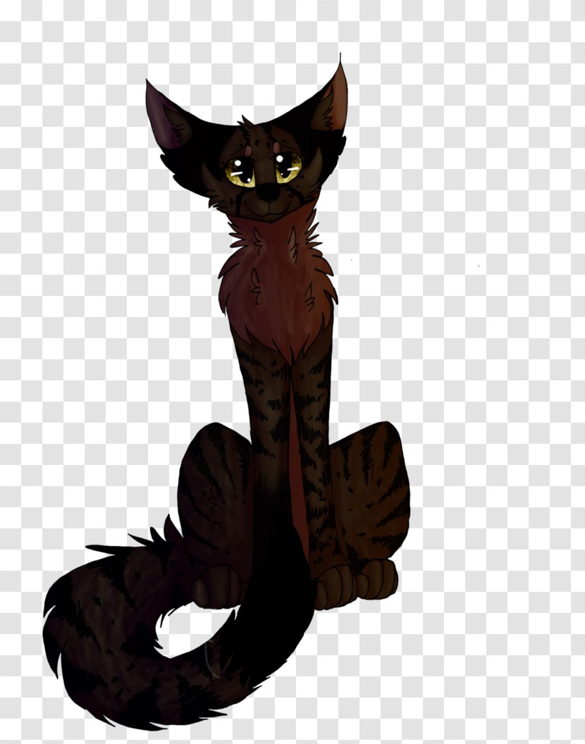 Black Cat Whiskers Legendary Creature Paw - Mammal Transparent PNG